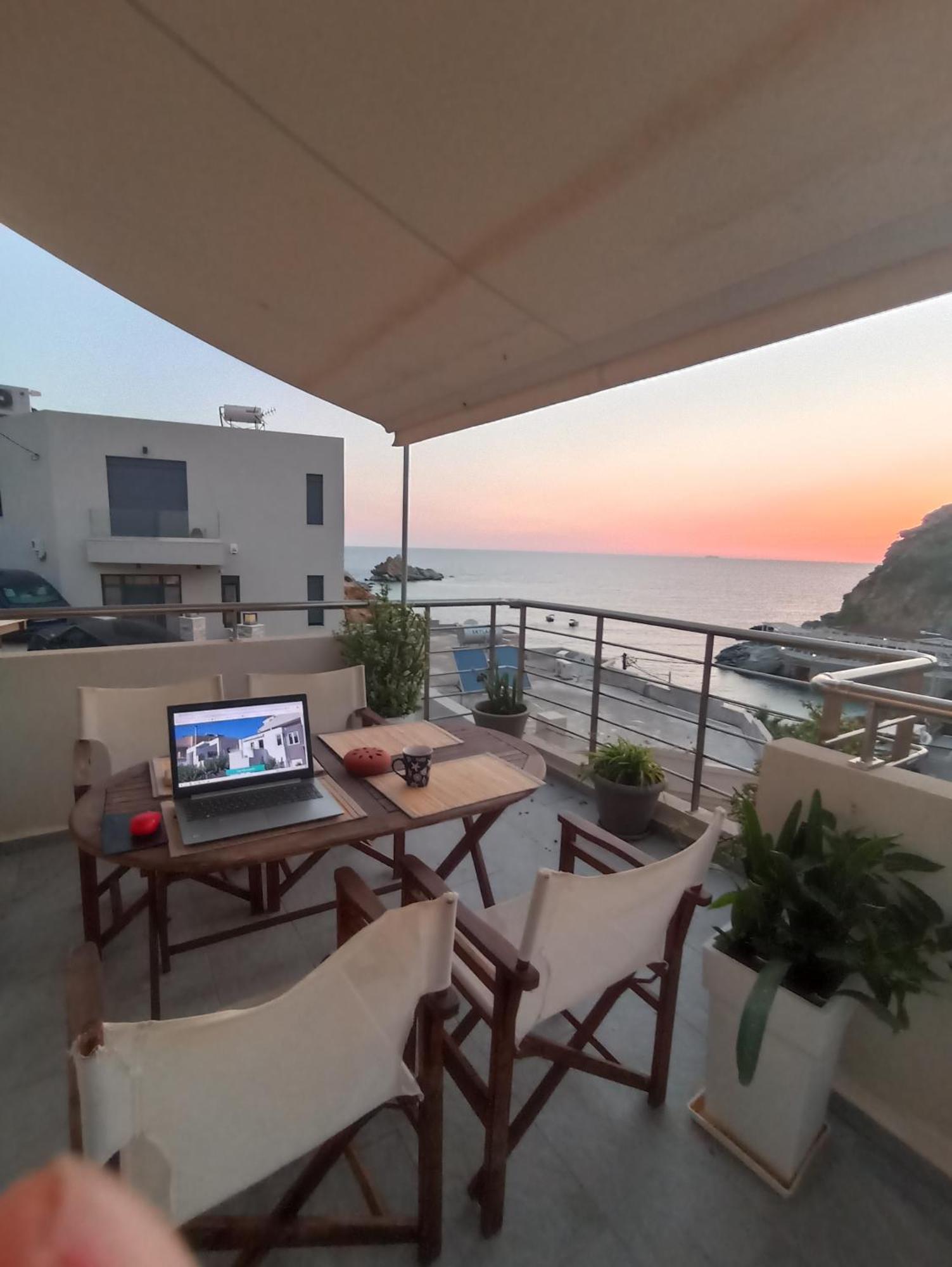 Popis Sea View Apartments Айя-Пелагія Екстер'єр фото