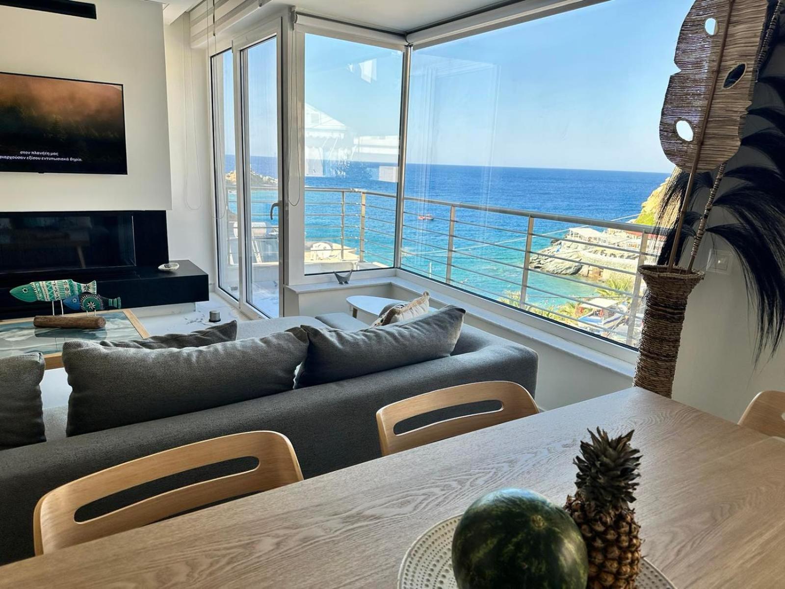 Popis Sea View Apartments Айя-Пелагія Екстер'єр фото